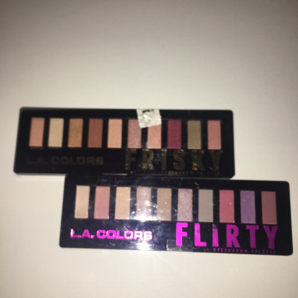 LA colors two eyeshadow palette flirty and frisky